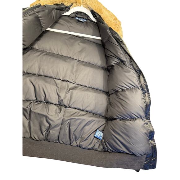 Ralph Lauren Down Vest Fur Trim Womens - size Small - Picture 8 of 10